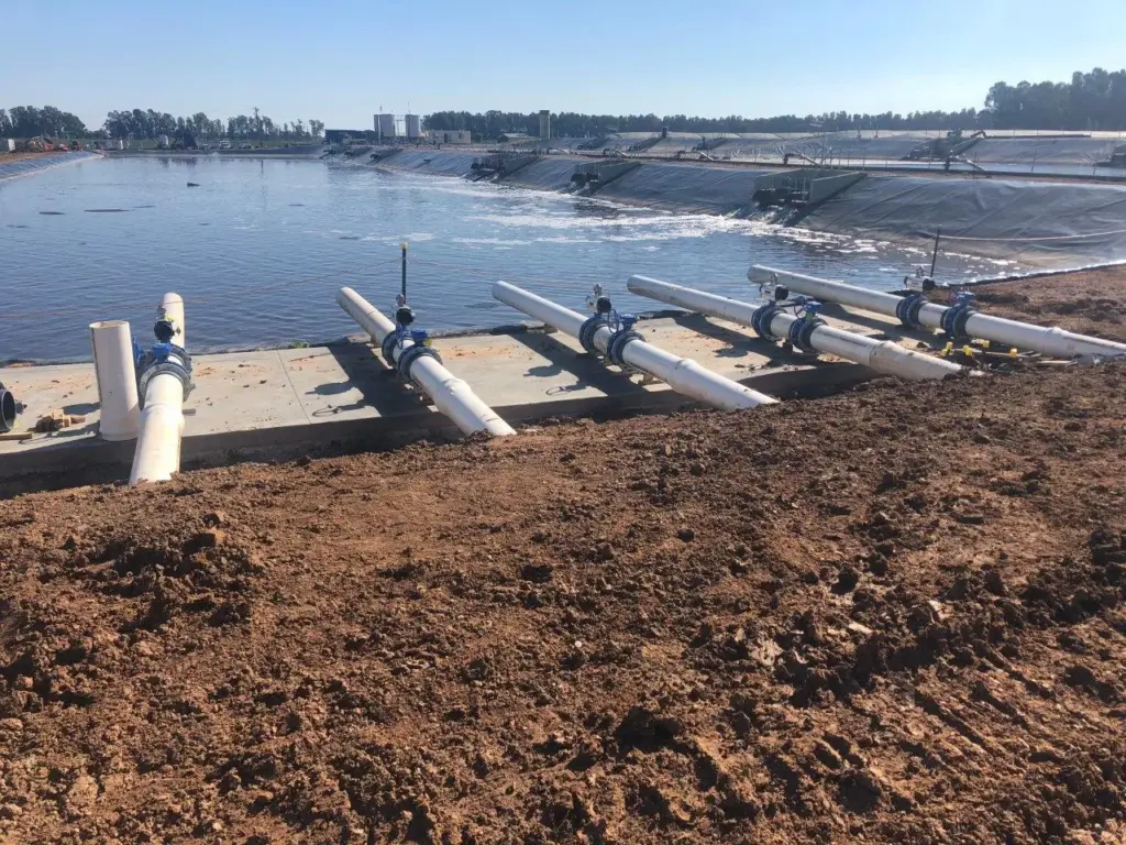 Five decant valves installed at the Bartters waste water treatment plant