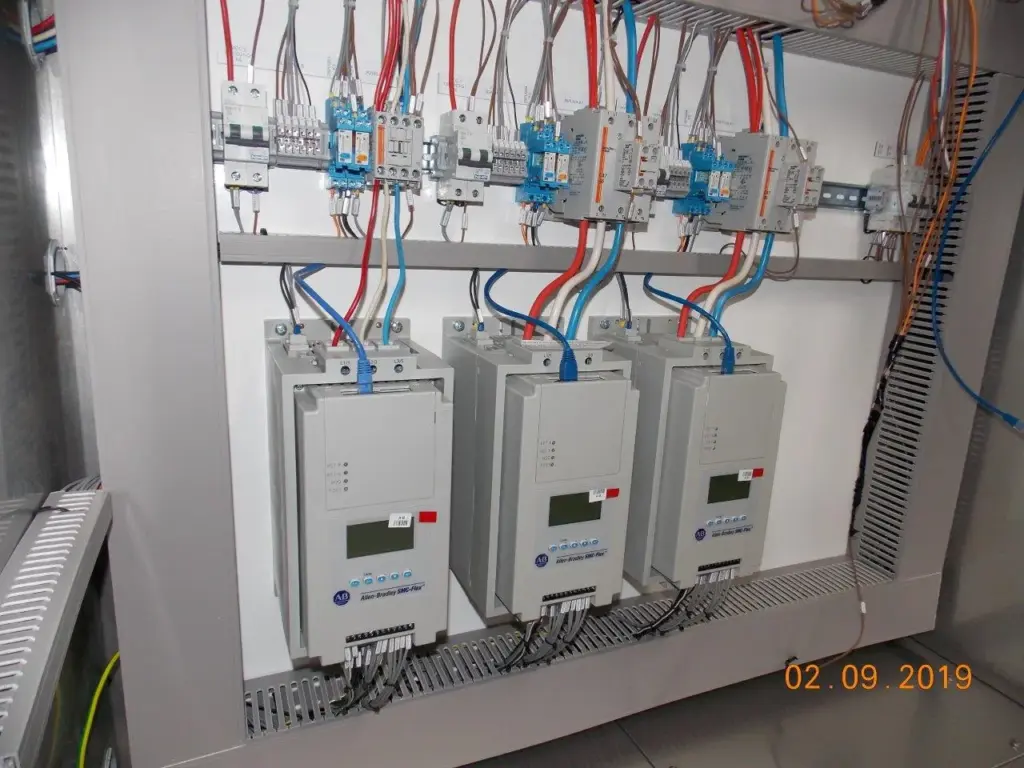 Power metering inside the Bartters WWTP switchboard