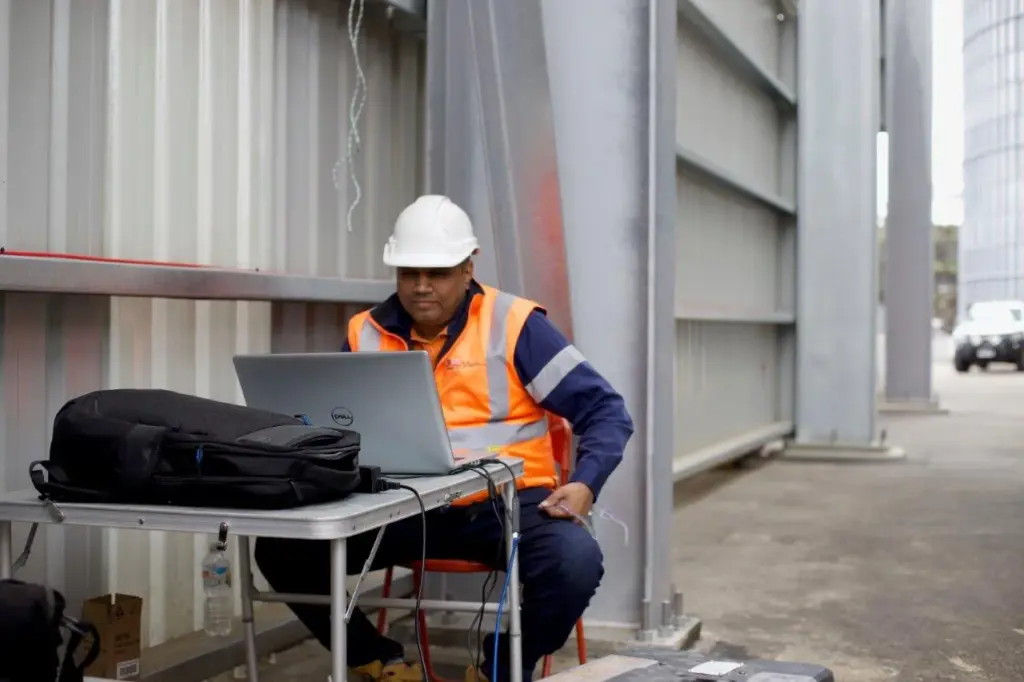 Commissioning the grain loading automation on a laptop